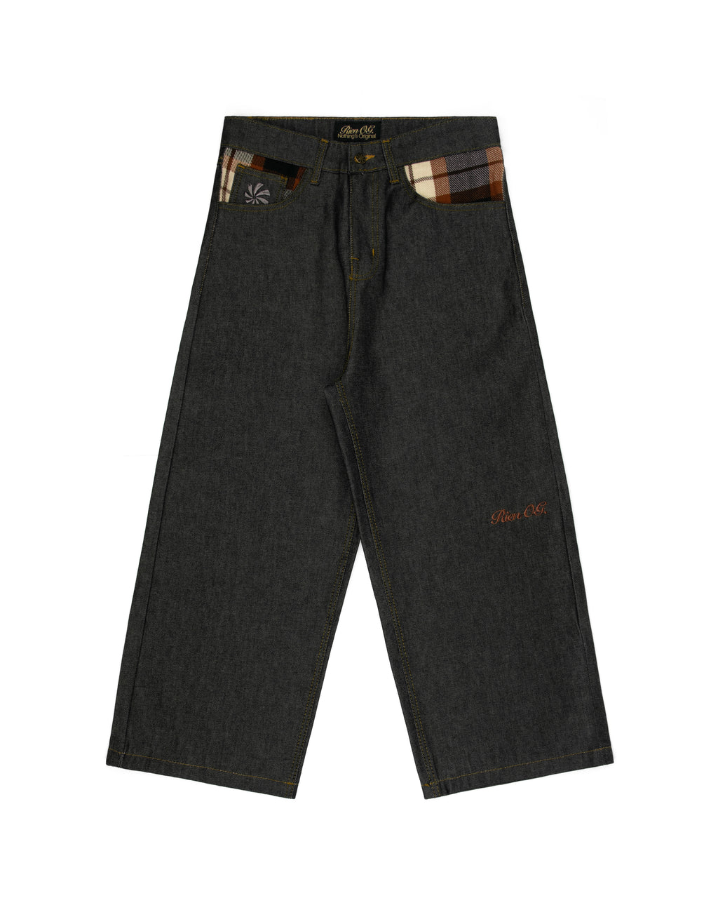 Tartan Pocket Denim